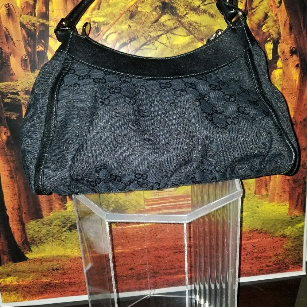 Authentic Gucci Elegant Evening Monogram Canvas Ho - image 2